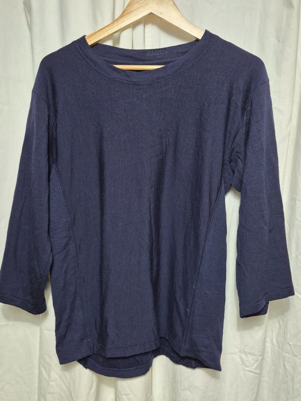 Icebreaker Small Blue Wool Outdoor Camping Hiking Lightweight Oversized Top